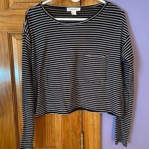 Forever 21 striped crop shirt​​